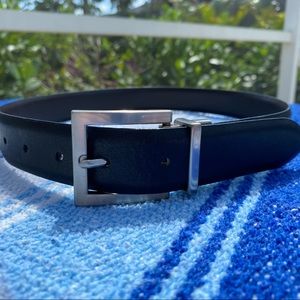 Calvin Klein Black Belt - 1-1/4” - Faux Leather